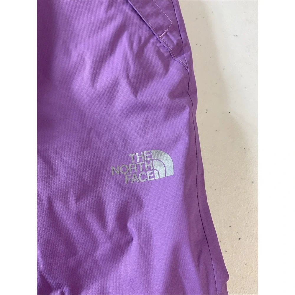The North Face Snow Pants Girls Small 7/8 Purple DryVent‎ EZ Grow Insulated Ski